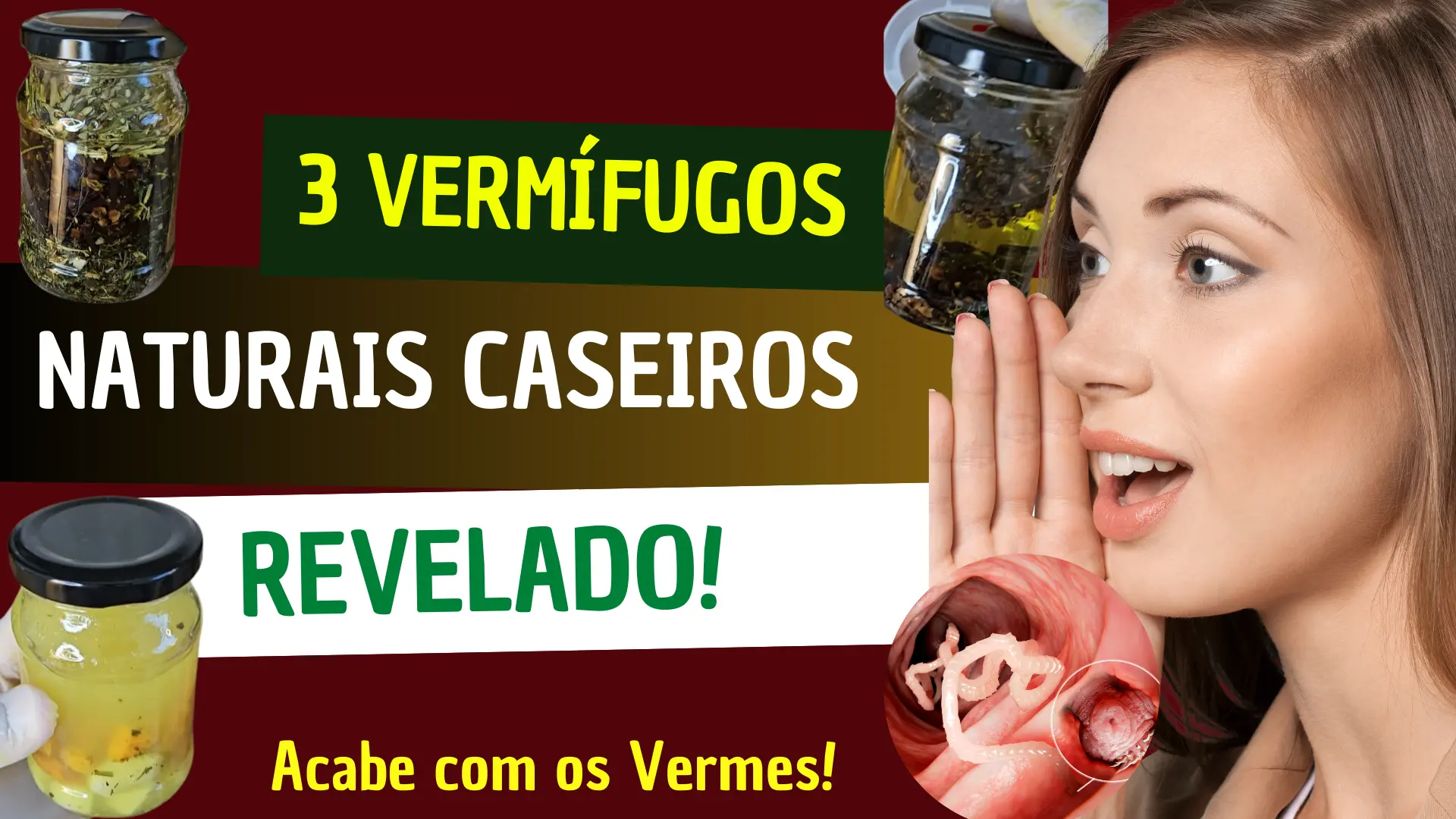 3 Vermífugos Naturais